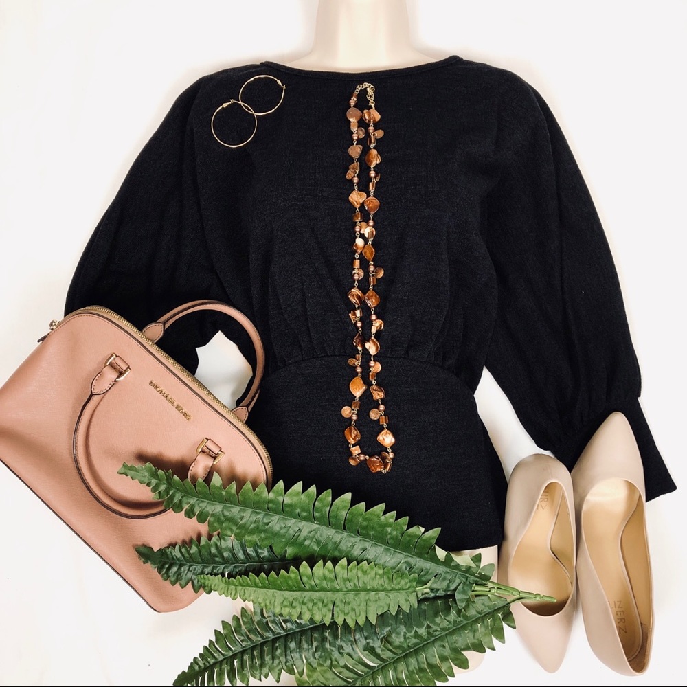 Dolman sleeve plus size top